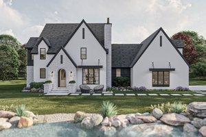 Modern Exterior - Front Elevation Plan #455-532