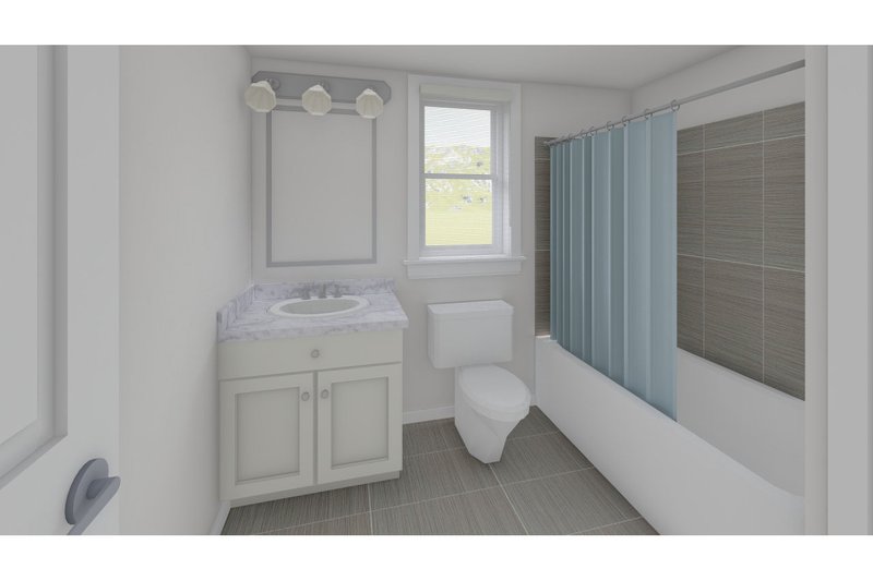 Dream House Plan - Interior - Master Bathroom for Cabin House Plan #126-243 - 2 bed, 2 bath