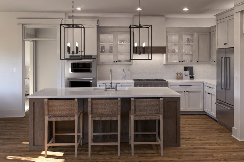 Home Plan - Interior - Kitchen for Farmhouse House Plan #455-276 - 3 bed, 2 bath
