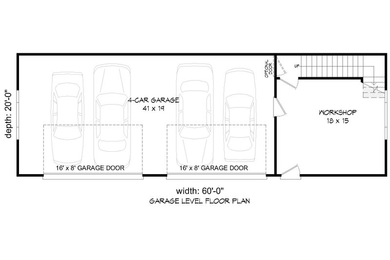 Home Plan - Floor Plan - Main Floor for Traditional House Plan #932-491 - 2 bed, 1 bath