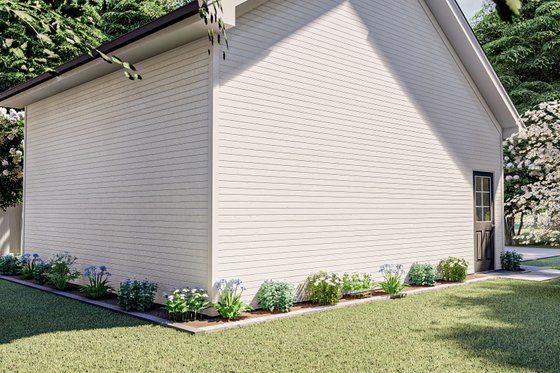Exterior - Rear Elevation for Cottage House Plan #455-71, 0 bath