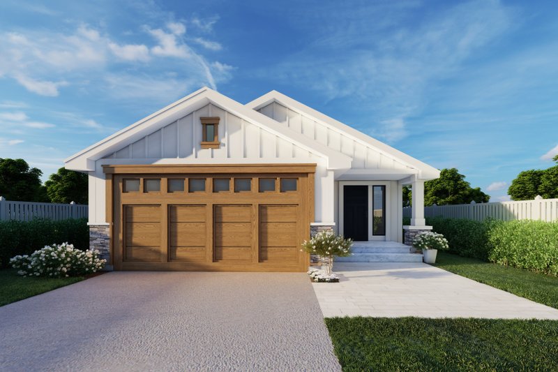 Dream House Plan - Craftsman Exterior - Front Elevation Plan #112-240
