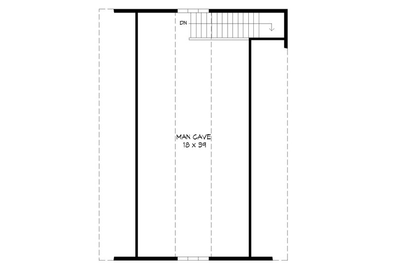 Home Plan - Floor Plan - Upper Floor for Country House Plan #932-132, 0 bath