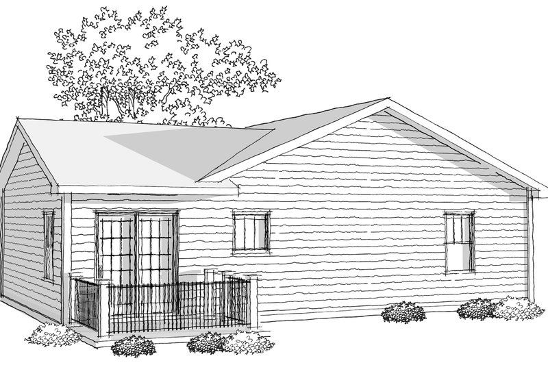 Home Plan - Photo 1 House Plan #70-1015 - 2 bed, 1 bath