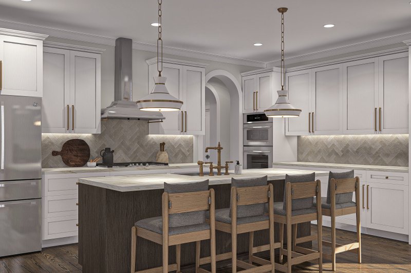 House Plan Design - Interior - Kitchen 1 for Modern House Plan #455-448 - 2 bed, 2 bath