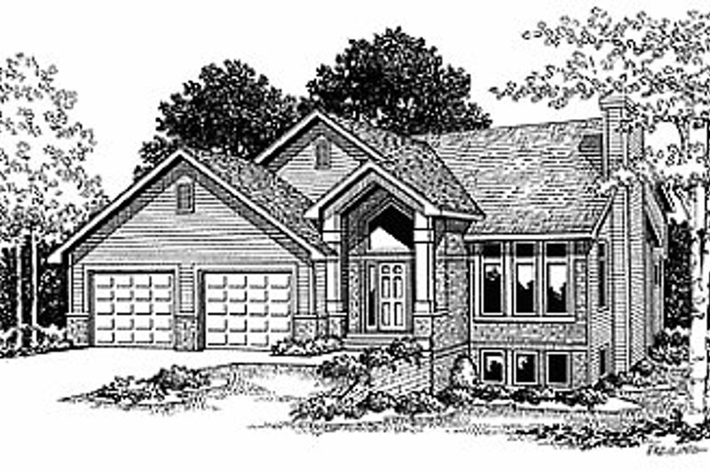 Traditional Style House Plan - 3 Beds 2.5 Baths 1929 Sq/Ft Plan #70-245