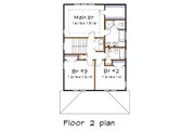 Craftsman Style House Plan - 3 Beds 2.5 Baths 1811 Sq/Ft Plan #79-266 