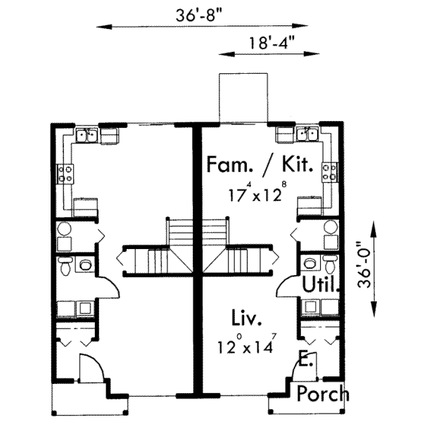 Traditional Floor Plan - Main Floor Plan #303-359