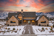 Farmhouse Style House Plan - 4 Beds 4.5 Baths 4996 Sq/Ft Plan #1096-181 Exterior 