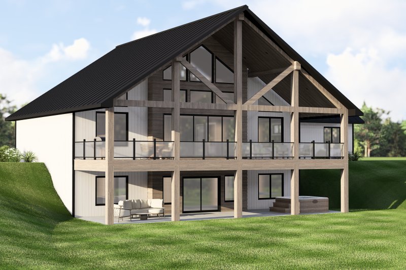 Dream House Plan - Exterior - Other Elevation 1 for Contemporary House Plan #1064-437 - 2 bed, 2 bath