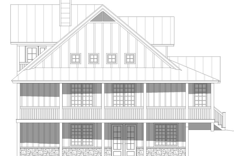 Dream House Plan - Exterior - Other Elevation for Traditional House Plan #932-477 - 2 bed, 2 bath