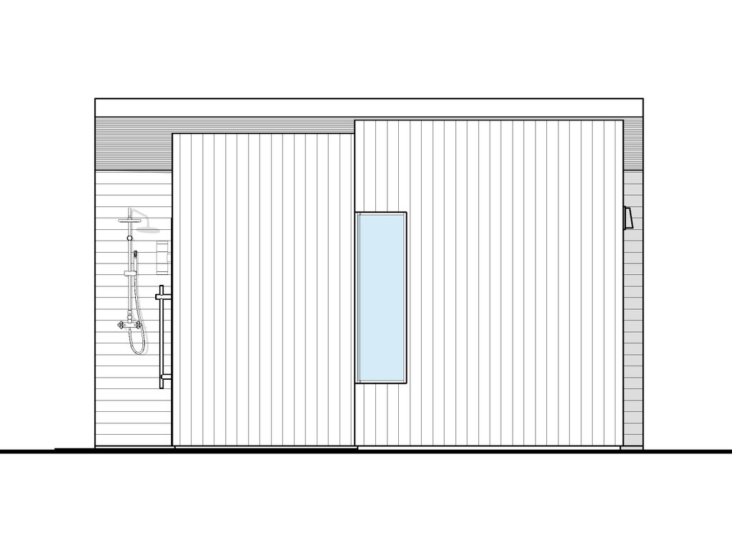 Exterior - Front Elevation 4 for Contemporary House Plan #1114-120, 0 bath