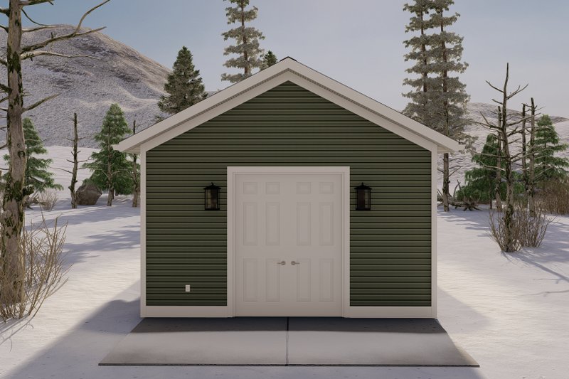 Dream House Plan - Exterior - Rear Elevation for Traditional House Plan #1060-161, 0 bath