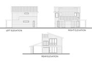 Contemporary Style House Plan - 2 Beds 2.5 Baths 1227 Sq/Ft Plan #80-218 