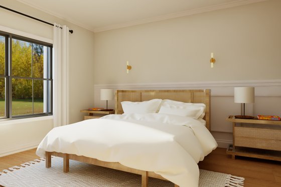 Interior - Bedroom for Ranch House Plan #1064-358 - 2 bed, 2.5 bath