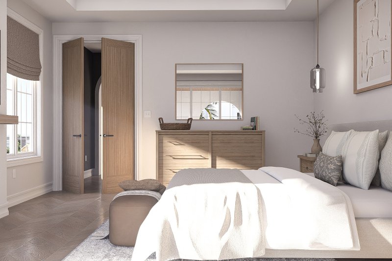House Blueprint - Interior - Master Bedroom 1 for Beach House Plan #455-755 - 3 bed, 2.5 bath