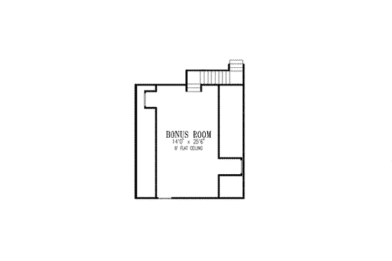 Floor Plan - Other Floor for Traditional House Plan #1-603 - 3 bed, 2 bath