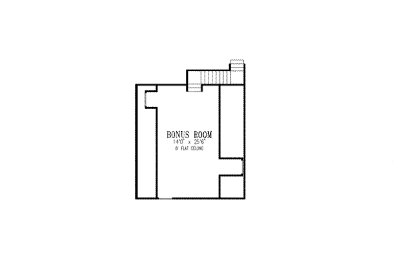 Home Plan - Floor Plan - Other Floor for Traditional House Plan #1-603 - 3 bed, 2 bath