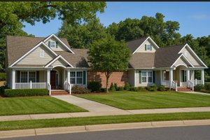 Traditional Exterior - Front Elevation Plan #17-2401