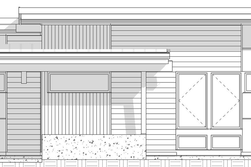 Architectural House Design - Exterior - Other Elevation 3 for Modern House Plan #895-147 - 1 bed, 1 bath