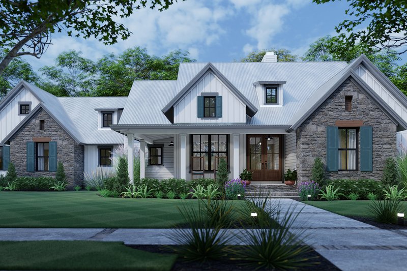 Home Plan - Cottage Exterior - Front Elevation Plan #120-269