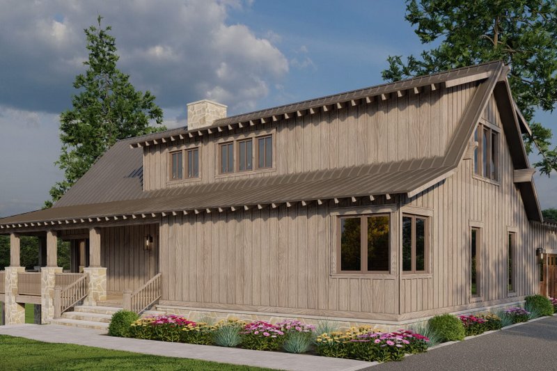 Dream House Plan - Exterior - Other Elevation 2 for Country House Plan #923-385 - 2 bed, 2 bath