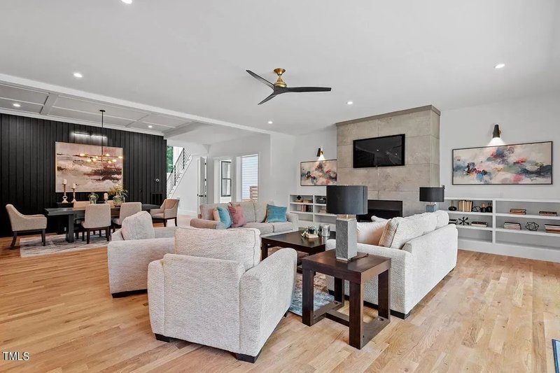 Architectural House Design - Interior - Family Room 5 for Contemporary House Plan #1128-1 - 4 bed, 4.5 bath