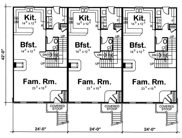 Home Plan - Traditional Floor Plan - Main Floor Plan #20-629