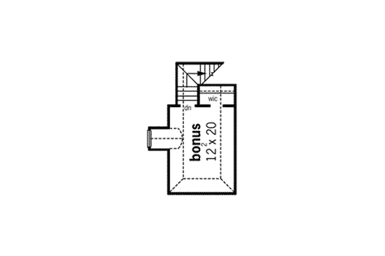 Floor Plan - Other Floor for European House Plan #16-307 - 4 bed, 3 bath