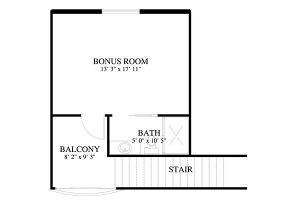 House Blueprint - Traditional Floor Plan - Upper Floor Plan #1060-81