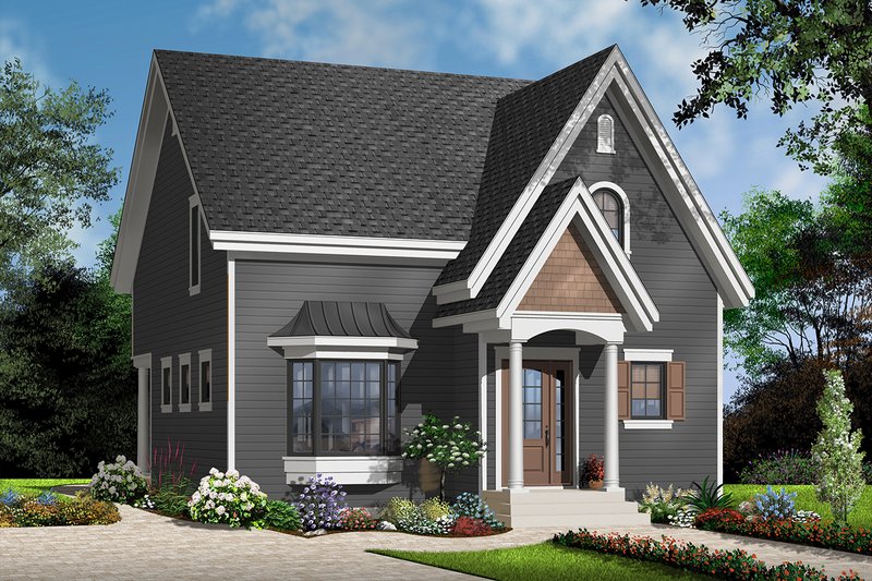 House Plan Design - Country Exterior - Front Elevation Plan #23-2240