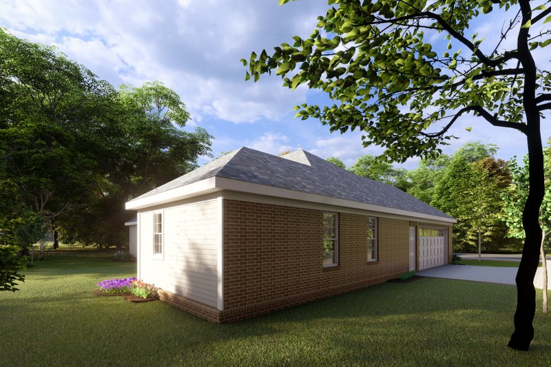Dream House Plan - Exterior - Other Elevation for Country House Plan #20-193 - 4 bed, 2 bath