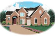 European Style House Plan - 3 Beds 2.5 Baths 2909 Sq/Ft Plan #81-1021 