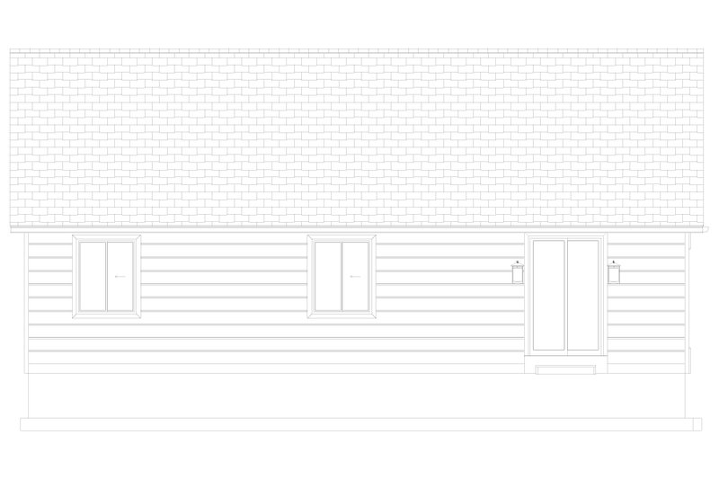 Dream House Plan - Exterior - Rear Elevation 1 for Farmhouse House Plan #1060-415 - 3 bed, 2.5 bath