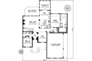 European Style House Plan - 2 Beds 1.5 Baths 2249 Sq/Ft Plan #70-593 