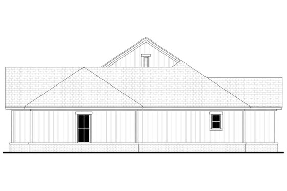 Exterior - Other Elevation 1 for Farmhouse House Plan #430-388 - 4 bed, 2.5 bath