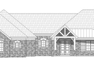 Exterior - Front Elevation 3 for Country House Plan #932-79 - 3 bed, 2.5 bath