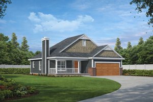 Architectural House Design - Cottage Exterior - Front Elevation Plan #20-2225