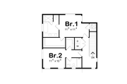 Contemporary Style House Plan - 3 Beds 3.5 Baths 1781 Sq/Ft Plan #20-2590 Floor 