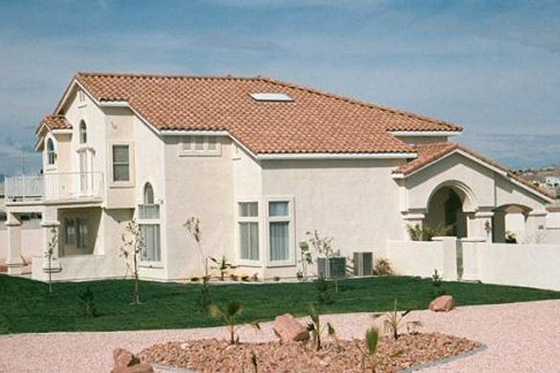 Dream House Plan - Exterior - Rear Elevation for Mediterranean House Plan #1-750 - 5 bed, 3 bath