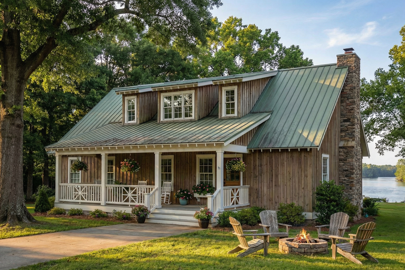 Home Plan - Farmhouse Exterior - Front Elevation Plan #17-2016