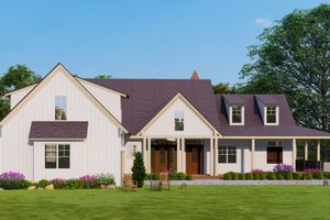 Traditional Exterior - Front Elevation Plan #54-427