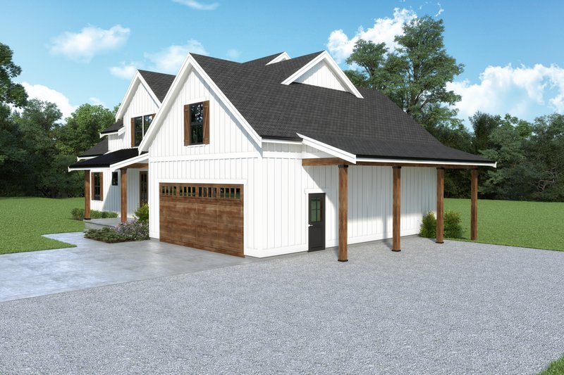 House Plan Design - Exterior - Other Elevation 1 for Farmhouse House Plan #1070-186 - 3 bed, 3 bath