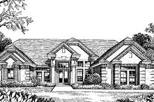 Exterior - Other Elevation for Mediterranean House Plan #417-305 - 4 bed, 3 bath