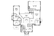 European Style House Plan - 5 Beds 4.5 Baths 4112 Sq/Ft Plan #417-416 