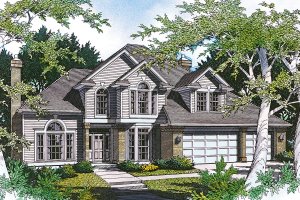 Traditional Exterior - Front Elevation Plan #48-227