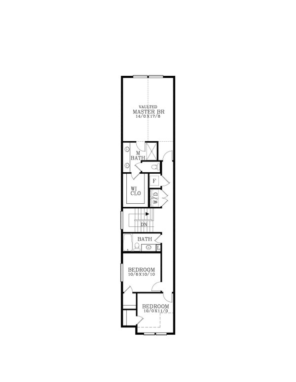 House Blueprint - Craftsman Floor Plan - Upper Floor Plan #53-762