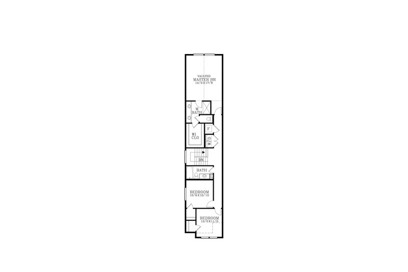 House Design - Floor Plan - Upper Floor for Craftsman House Plan #53-762 - 3 bed, 2.5 bath