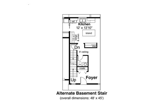 Floor Plan - Other Floor for Craftsman House Plan #124-566 - 3 bed, 2.5 bath