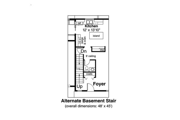 Architectural House Design - Craftsman Floor Plan - Other Floor Plan #124-566